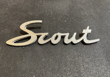 1960 s IH INTERNATIONAL SCOUT Fender Emblem with 2 pegs 860265 80 800