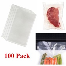 100 Quart 8" x 12" Vacuum Food Storage Saver Sealer Bag Packing Commercial 4 Mil