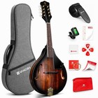 Mandolin Instrument A Style, Acoustic Mandolin Musical Instrument Solid Spruc...