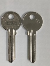 Era Key Blank For Key Cutters 5 Pin & 6 Pin Jma ER-1D ER-2D Silca ER1 ER2 SILVER