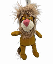 Between the Lions Theo Plush Toy Bean Bag Stuffed Animal PBS 9" Vintage