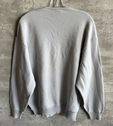 Vintage St. Croix Shop Wollpullover gestreift V-Ausschnitt Retro 80er Style Gr. L - Bild 6 von 6