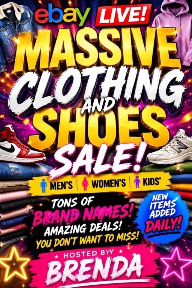 🛍️ $1.50 STARTS • BRAND NAME CLOTHING & SHOES
