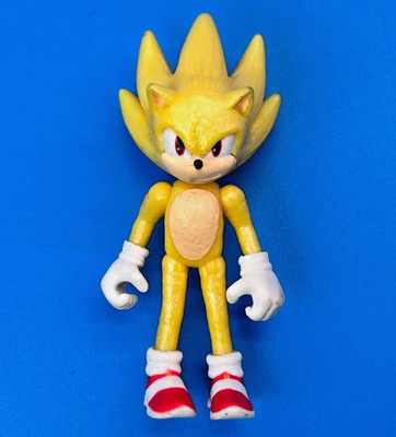 Jakks Pacific Sonic the Hedgehog Yellow Super Sonic  Poseable Action Figure