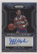 2021-22 Panini Prizm Penmanship Jeff Malone #PM-JML Auto 0r23