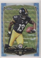 2014 Topps Chrome Blue Wave Refractor Dri Archer #214 00ah