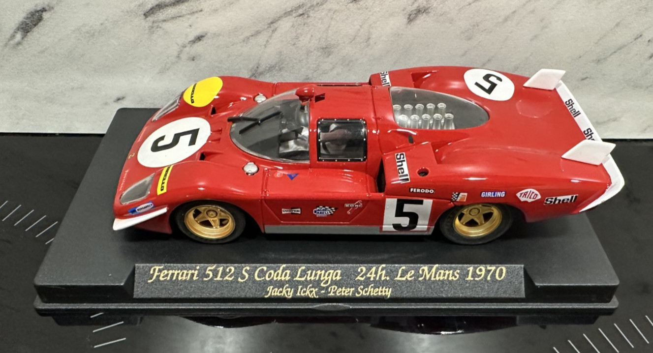 Ferrari 512 S Code Lunga 24H Le Mans 1970 circuit électrique Fly