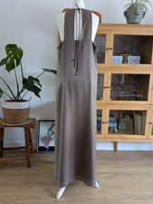 Brand new Autograph M&S cupro silk tie back maxi dress size 14-16