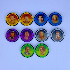 WWE Power Chipz Lot Of 10 Topps 2011 The Miz, Sheamus, Natalya, The Great Khali+