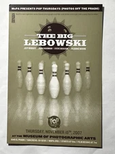 The Big Lebowski 2007 Museum of Photographic Arts Movie Screening 6x4 Promo Card