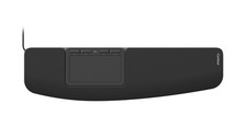 Contour Touch - Ergonomic Centered Touchpad with Wrist Rest and 4 Programmable B