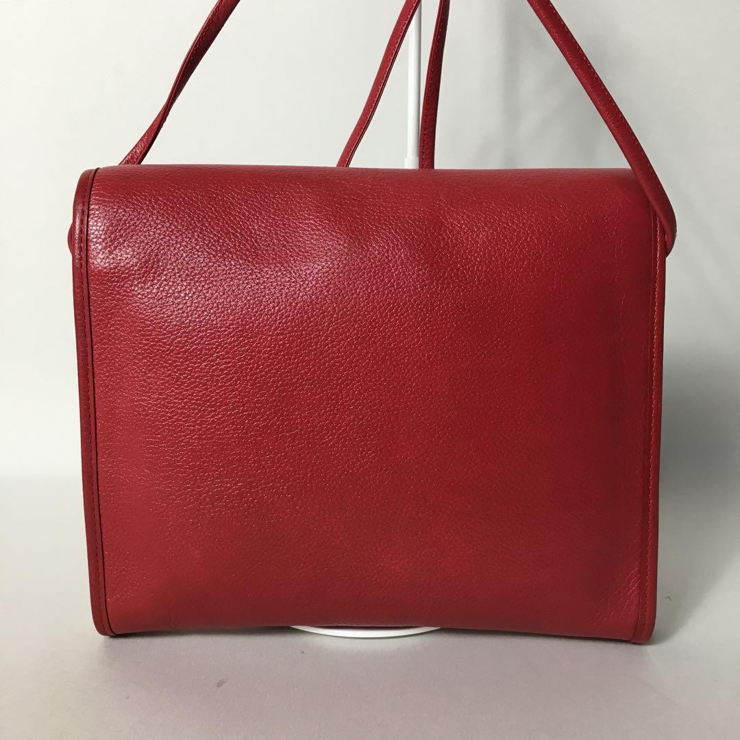 Borsa a tracolla 2507 106 Yves Saint Laurent in pelle con logo rosso ferramenta