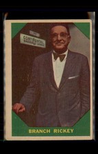 1960 Fleer Baseball Greats #55 Branch Rickey - ( pk2 )