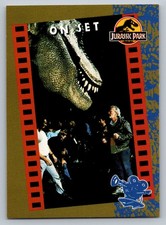 1993 Topps Jurassic Park Trading Cards #72 The Movie by Steven Spielberg