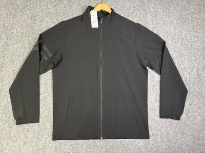 Men s Adidas A267 Wind Resistant Rain Jacket Size Medium Golf New With Tags Blk