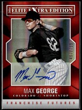 2014 Panini Elite Extra Edition Franchise Futures Signatures #92 Max George /799