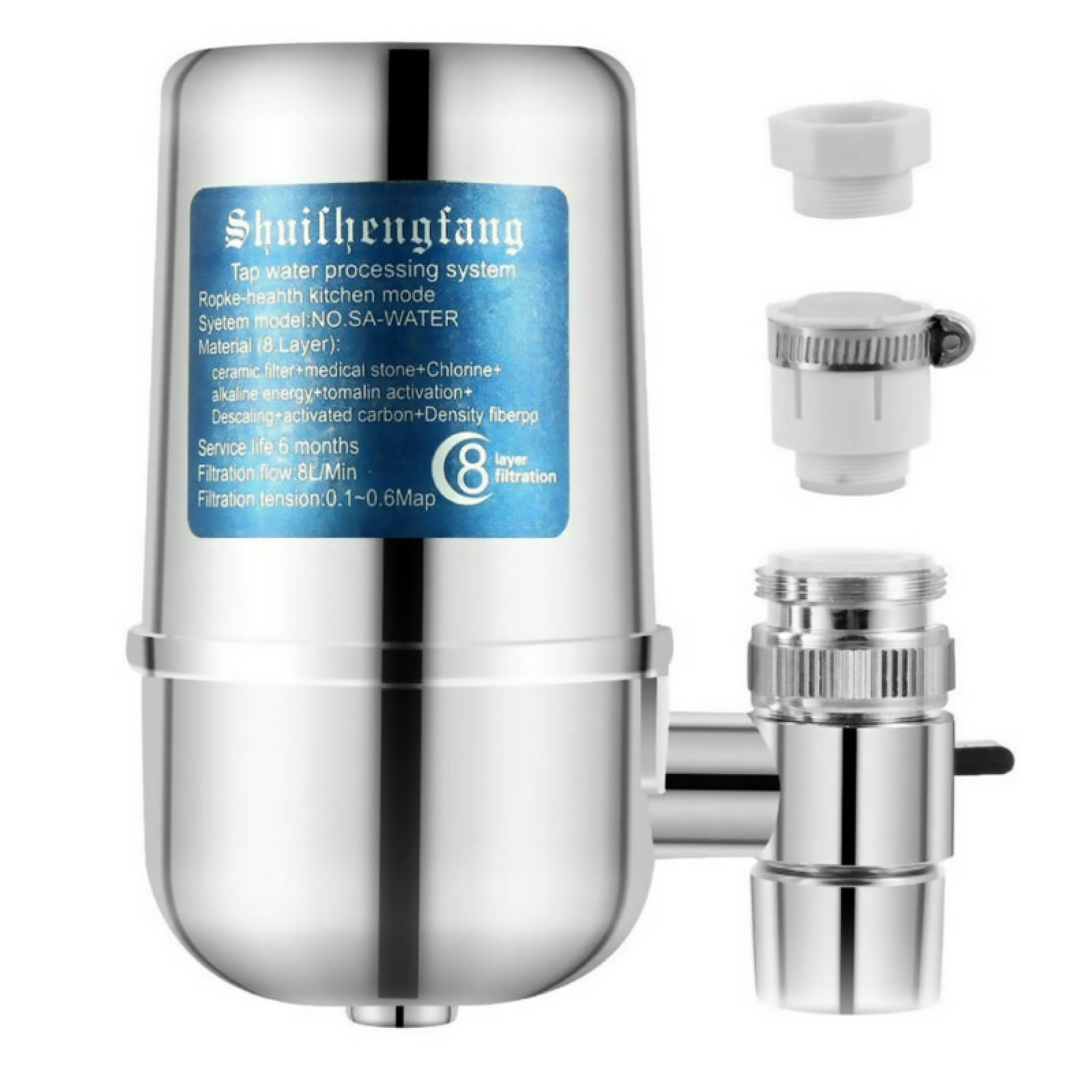 Water Faucet Tap Purifier Filter Drinking Home Kitchen Dining Front Sink Filter