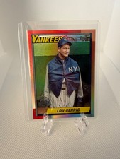 2025 Topps Update Series - 1990 Topps Baseball Lou Gehrig #U90-14
