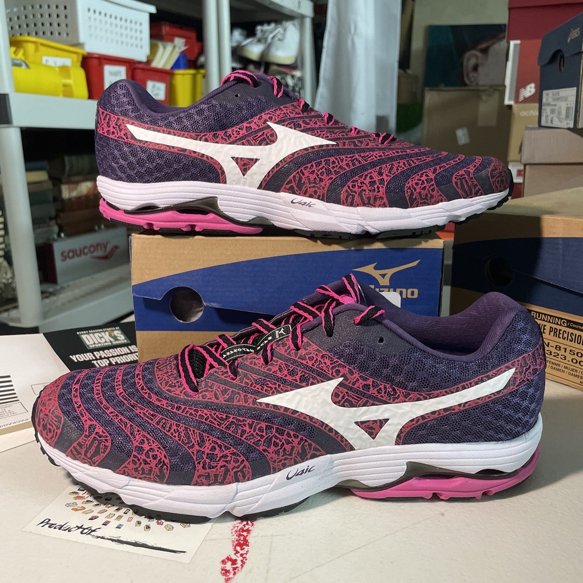 Women's Size 10 10w Mizuno Wave Sayonara J1GD143001 Running Shoe