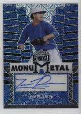 2024 Leaf Metal MonuMetal Blue Mojo 5/7 Liam Peterson #MM-LP1 Auto 14uk