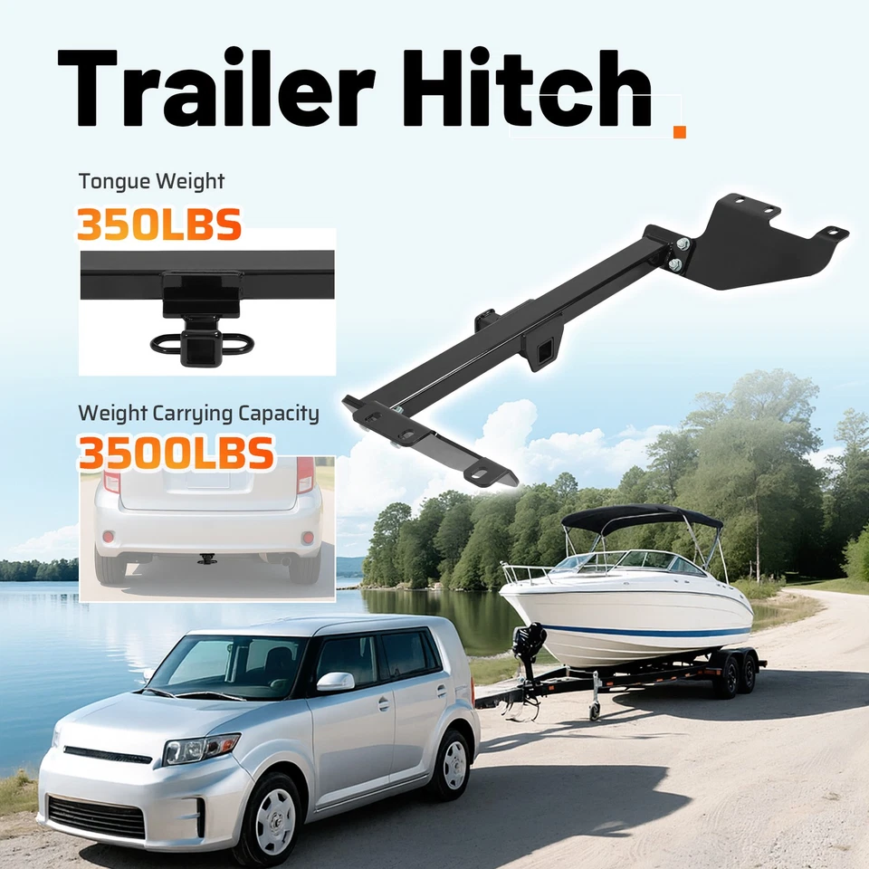 Class 2 Trailer Hitch Receiver Rear Bumper Towing 1.25" For Scion xB 2008-2015 Foto 4 de 4