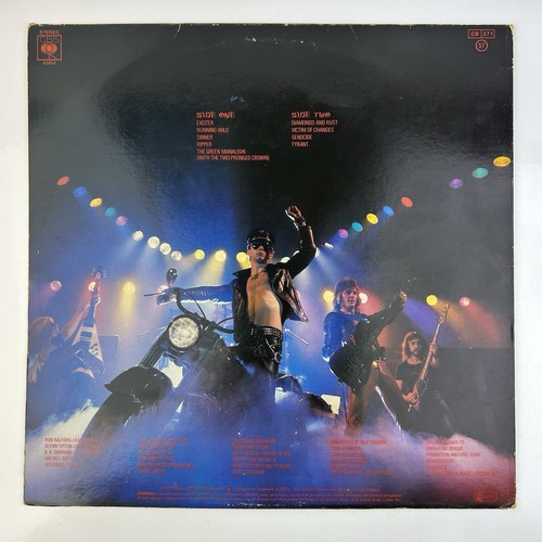 Judas Priest Unleashed In The East Vinyl Record EX/VG+ CBS 83852 1979 - Picture 3 of 22