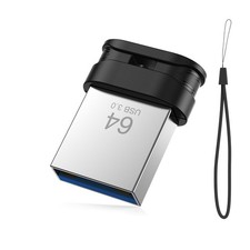 64GB USB 3.0 Flash Drive, Mini Thumb Drive Waterproof Memory 64GB, Black