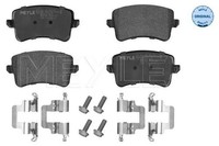 Meyle 025 246 0617/K1 Bremsbelagsatz, Scheibenbremse FüR Audi
