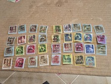 VINTAGE HUNGARY  OVERPRINTED STAMPS MINT & USED HEAVILY HINGED   HG2