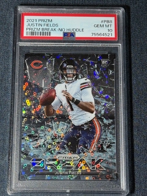 Justin Fields Panini Prizm Prizm Break #PB8 No Huddle