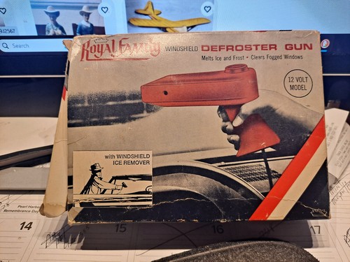 VINTAGE ROYAL FAMILY WINDSHIELD DEFROSTER GUN