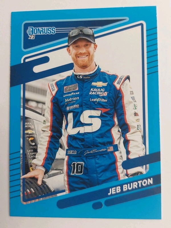 Jeb Burton 2022 Donruss Racing CAROLINA BLUE #118 