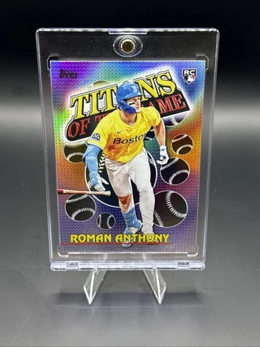 Roman Anthony RARE ROOKIE RC REFRACTOR TOPPS  INVESTMENT CARD RED SOX MINT