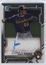 2021 Bowman Chrome Prospect Auto Jesus Parra #CPA-JPAR Auto 6f8