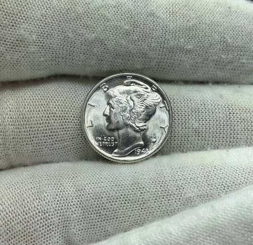 1943-P Mercury Dime BU Uncirculated I386