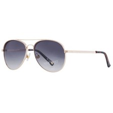 Nine West NW 23 478 GLD Smoke Pilot Ladies Sunglasses 10266655.LTS GLD