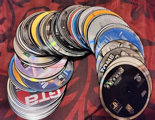 Lot Of 70 Sony PlayStation PS1 Video Game Discs Only - Sold As Is - Untested