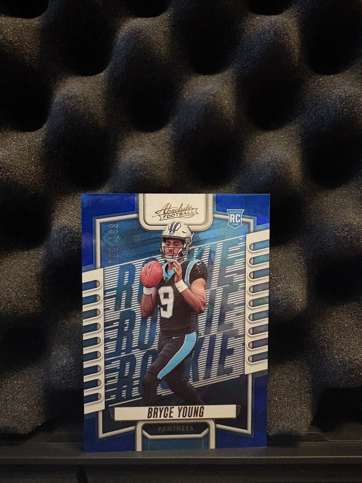 2023 Absolute Football Bryce Young Rookie #101 Blue Diamonds 050/199 - SD5323