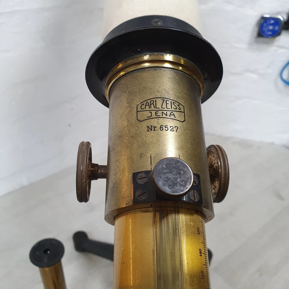 Rare Carl Zeiss Jena Telescope circa 1906 with accessories and stand - Image 2 of 4