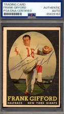 Frank Gifford Cards, Rookie Cards and Autographed Memorabilia Guide 37