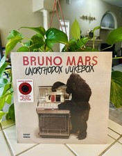 BRUNO MARS Unorthodox Jukebox LP RED Splatter EU Vinyl 2024 Brand NEW SEALED  