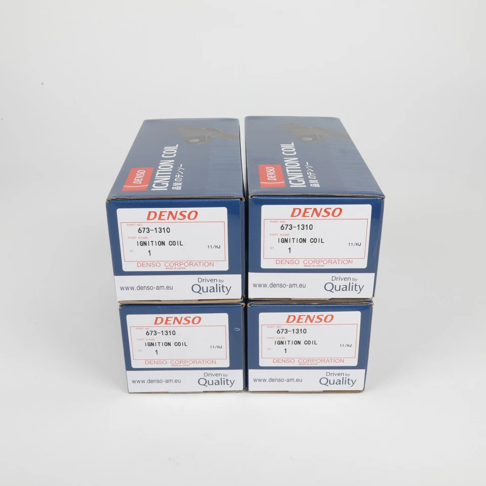 4X Ignition Coils DENSO OEM 2ZRFE Set M 90919-02258 1.8L Toyota Corolla Prius - Image 4 of 4