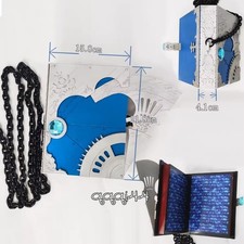Anime The Case Study of Vanitas Book Cosplay Acrylic Model Replica Props w/Chain