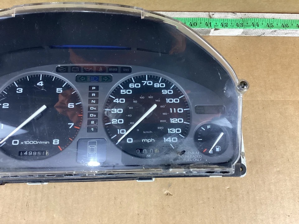 Cuadro medidor de instrumentos velocímetro Acura Legend 1991-1993 Foto 4 de 4