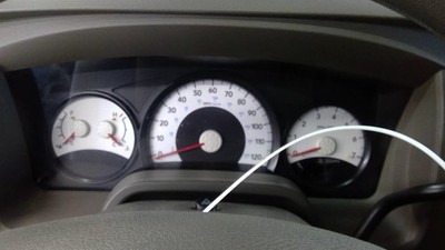 Used Speedometer Gauge fits: 2010 Dodge Dakota cluster MPH black trim Grade A