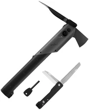 NexTool Multi Function Thunder Shovel Axe Hammer Folding Knife Fire Stick Black