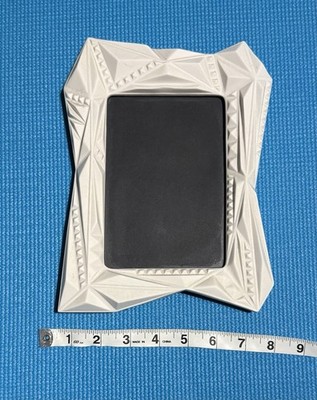 Jonathan Adler White Porcelain Photo Frame
