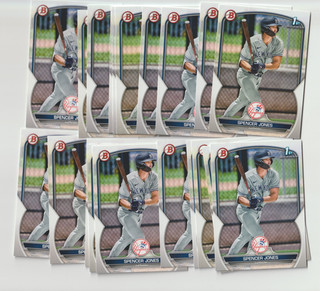 (20) 2023 Bowman 1st First #139 Spencer Jones New York Yankees Rookie RC LOT