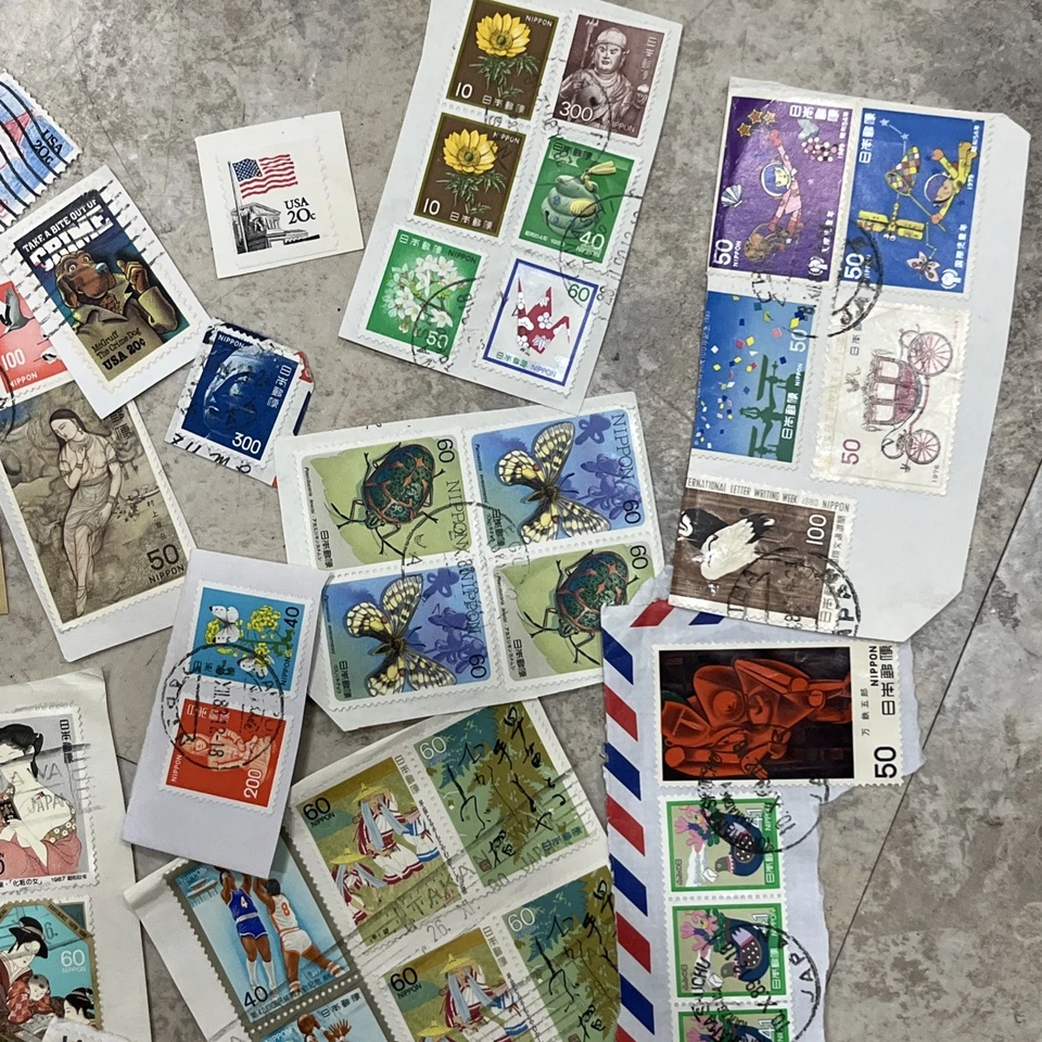 Japan  Lot Stamp Collection Japanese Estate Quality Collector Stamps Used - Image 2 of 4
