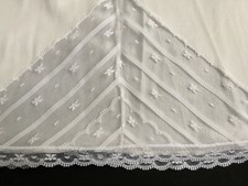 Vintage Formfit Nylon Half Slip SZ Large/Tall Lace Panel Trim 24" Long Mint